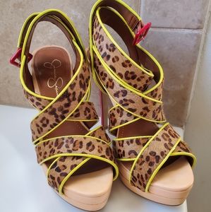 Jessica Simpson Evangela2 Cheetah Pony Heels